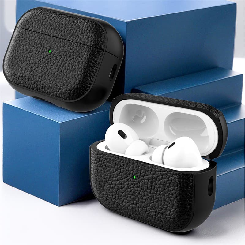 เคส AirPods 4 และ AirPods Pro 3 Case TPU ลายหนัง สำหรับ AirPods 4 / 4ANC / 3 / 2 / 1 / Pro / Pro2 รูปที่ 5