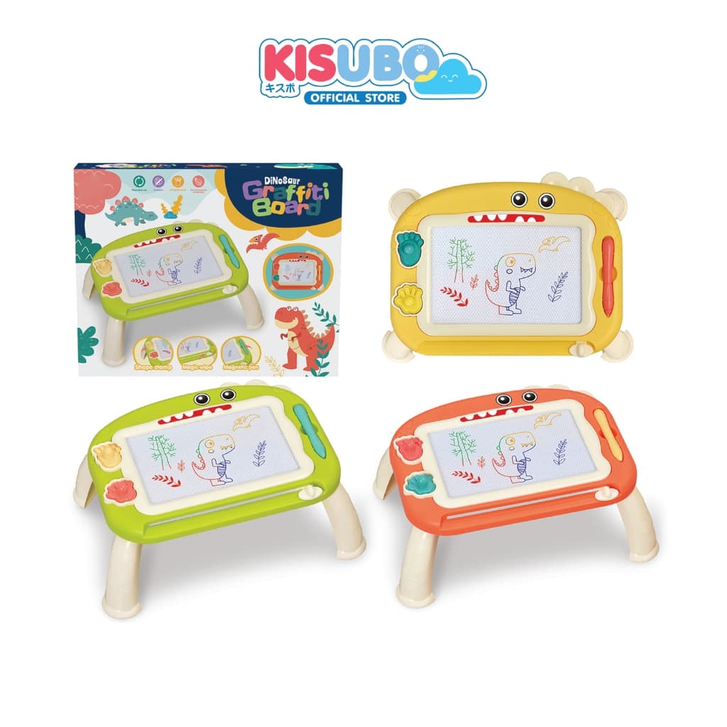 KISUBO กระดานวาดภาพแม่เหล็ก แบบโต๊ะ 23.5-30.5cm Magnetic Drawing Board พลาสติก เขียนลบง่าย รูปที่ 7