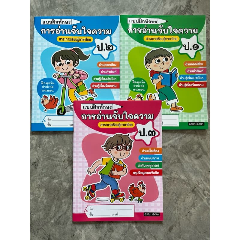 แบบฝึกทักษะ การอ่านจับใจความ ป.1-4 #ธารปัญญา รูปที่ 1