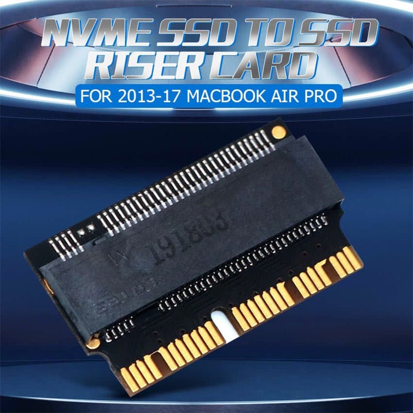 การ์ดอะแดปเตอร์แปลง ตัวแปลง SSD m.2 NVME เหมาะกับMacbook Air/Pro 2013 2014 2015 2016 2017 ร้านอยู่ที่ไทย รูปที่ 5