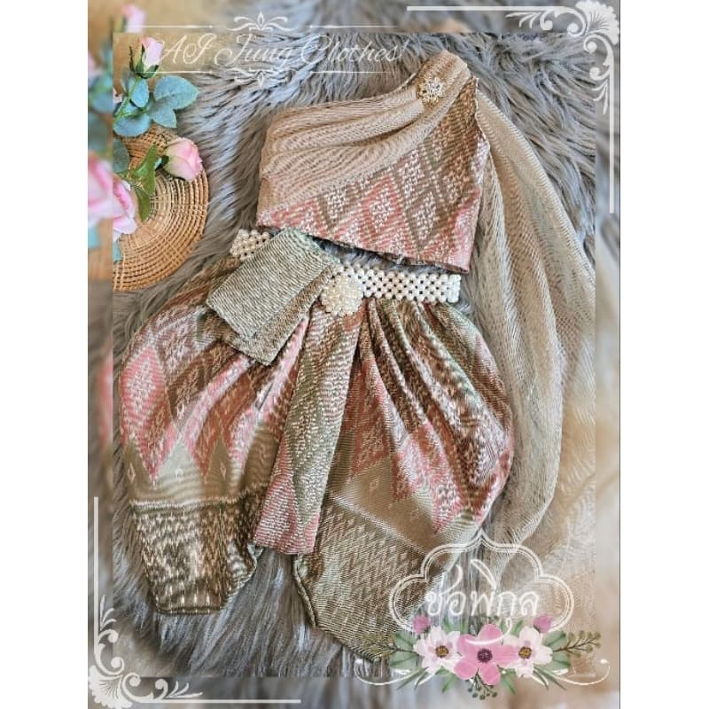 ชุดไทยเด็กรุ่น "ช่อพิกุล" ~ AI Jung Clothes ชุดไทยเด็ก ชุดไทยใส่ไปโรงเรียน รูปที่ 2