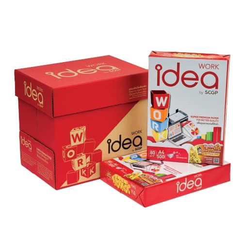 Idea Work กระดาษถ่ายเอกสาร 80 แกรม A4 จำนวน 10 ลัง รูปที่ 2