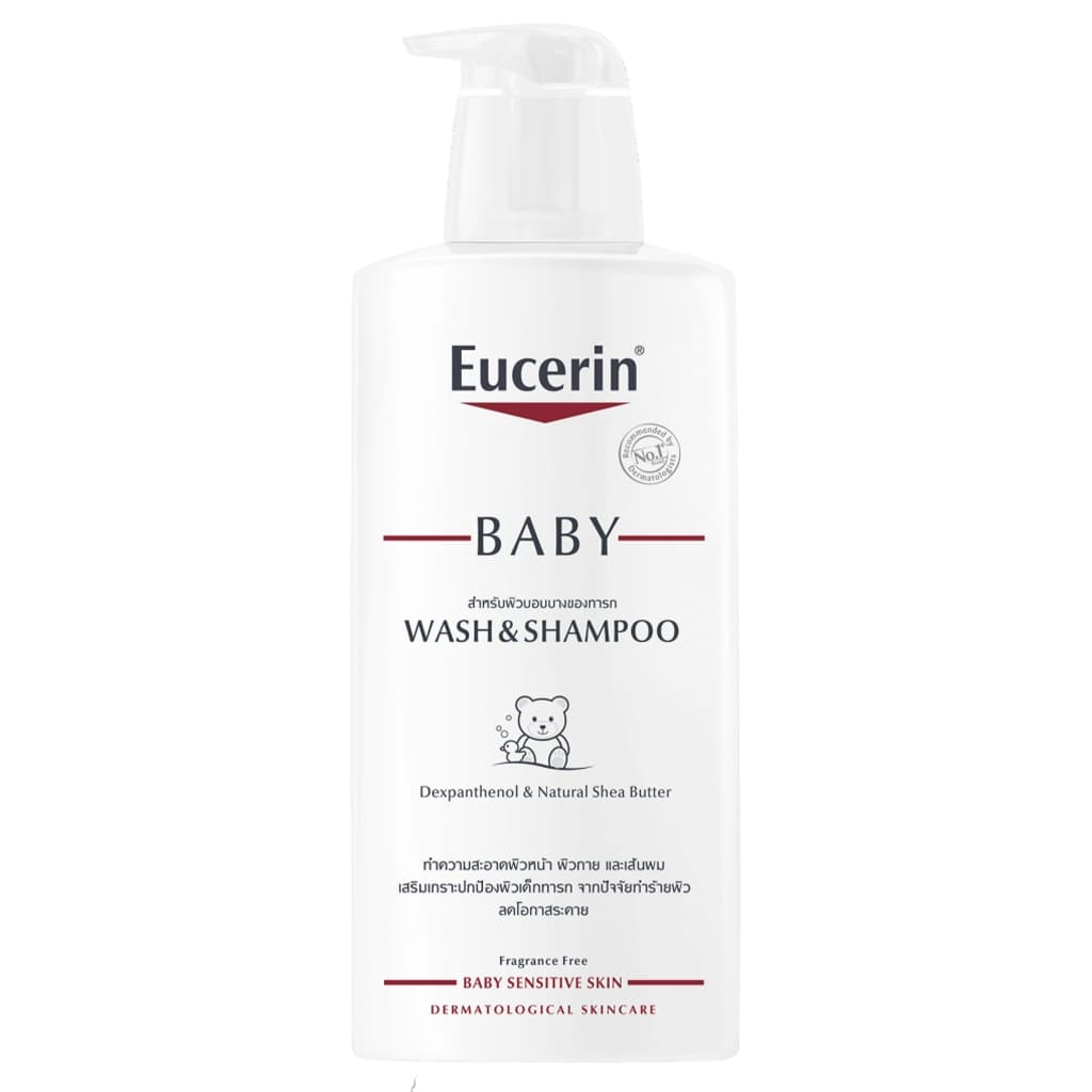 EUCERIN - Baby Wash & Shampoo ยูเซอรีน สบู่และยาสระผมเด็ก รูปที่ 2