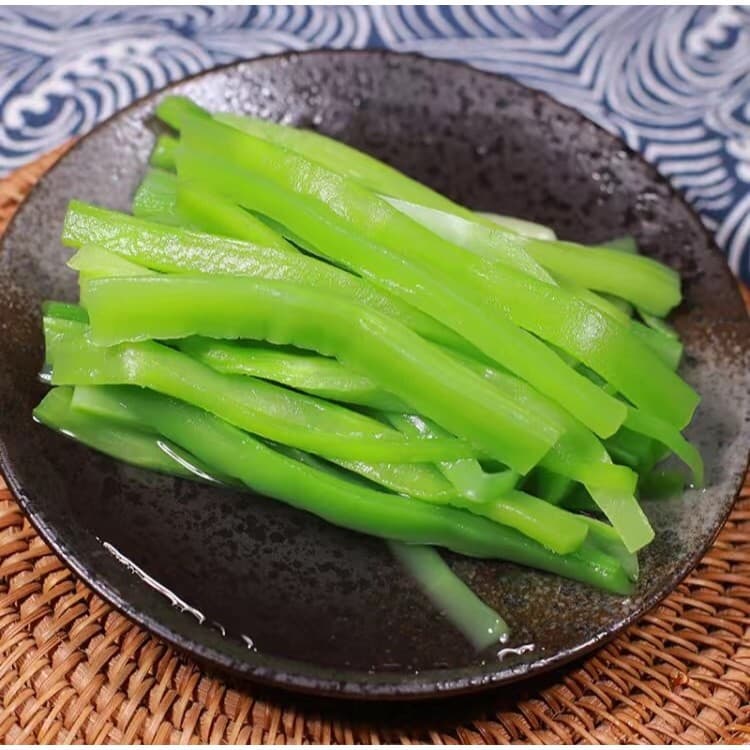 ก๊งฉ่าย งูเขียว ผักส่วยสดหม้อไฟ เคี้ยวกรอบๆ ผักหม้อไฟ ผักมอส 1kg 鲜贡菜 รูปที่ 7