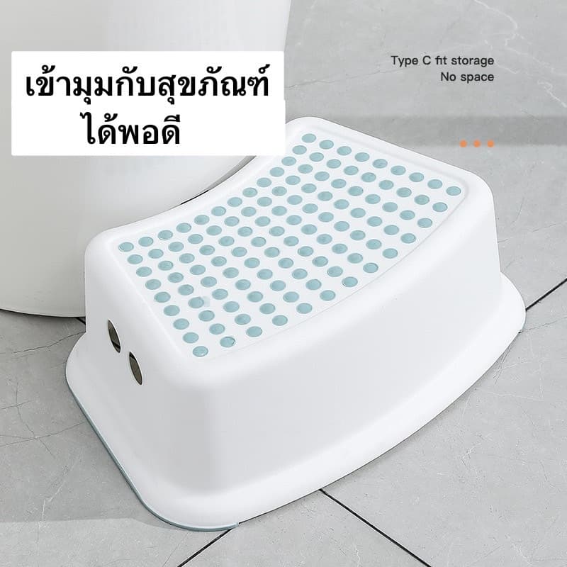 สเต็ปสตูล ขั้นบันได *Brand KANA* บันไดกันลื่นแบบพกพา เก้าอี้พลาสติก อุปกรณ์ครัว สําหรับเด็ก รูปที่ 9