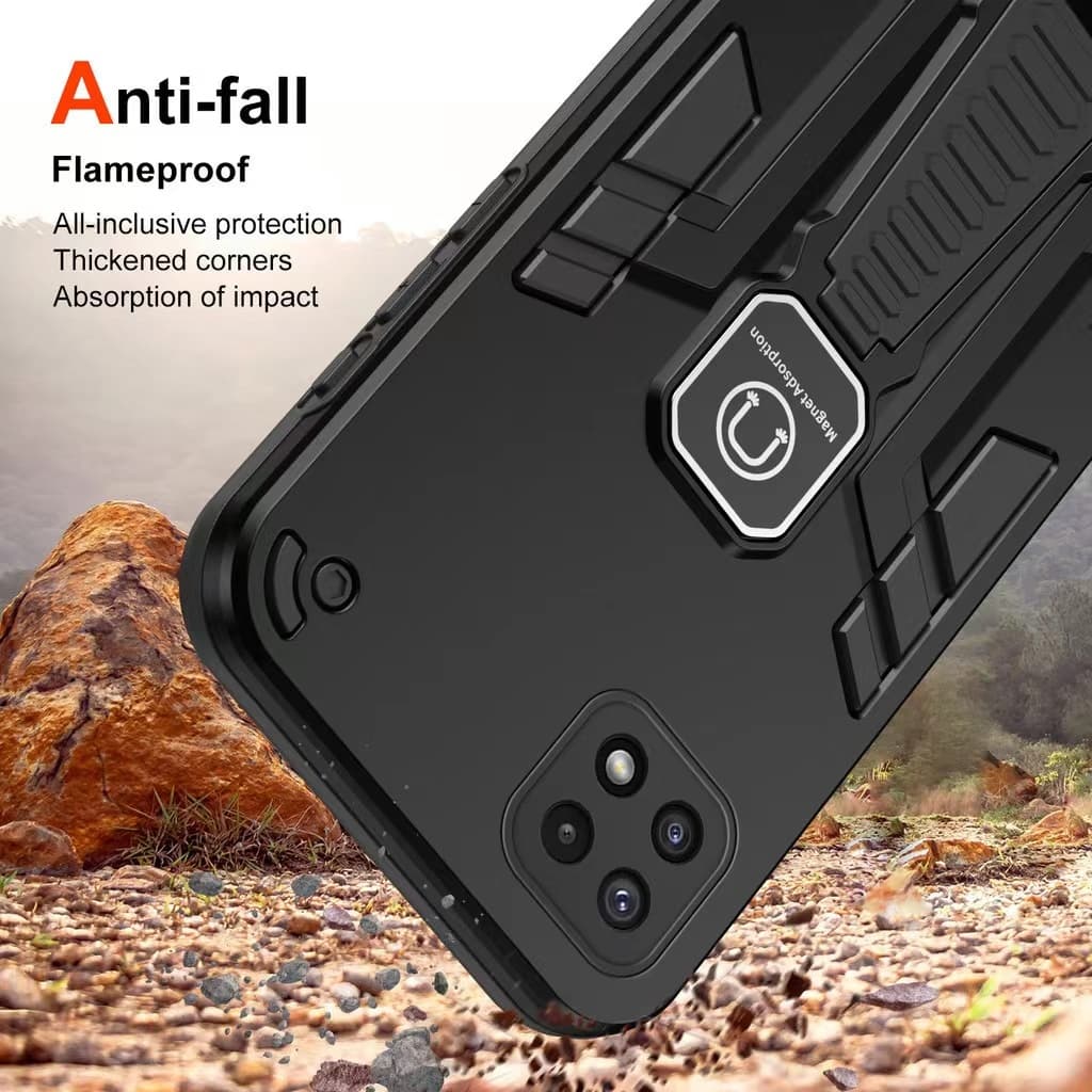 มาไหม่ เคสขาตั้ง สำหรับSamsung A22 A22 5G J7PRO A7 2017 S20FE กันกระแทก ขาตั้ง รูปที่ 5