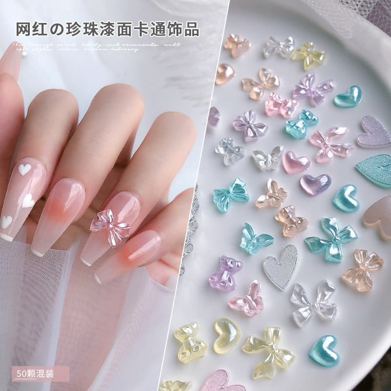 อะไหล่ตกแต่งเล็บ อะไหล่DIY เพิ่มความสวยงามให้เล็บ รูปที่ 3