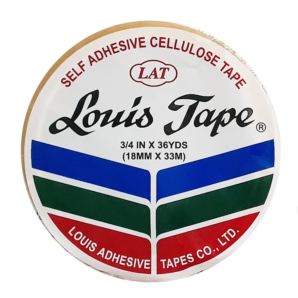 เทปใส หลุยส์ Louis tape ยาว 36หลา แกน1นิ้วและ3 นิ้ว หน้า1/2 3/4 1นิ้ว รูปที่ 3