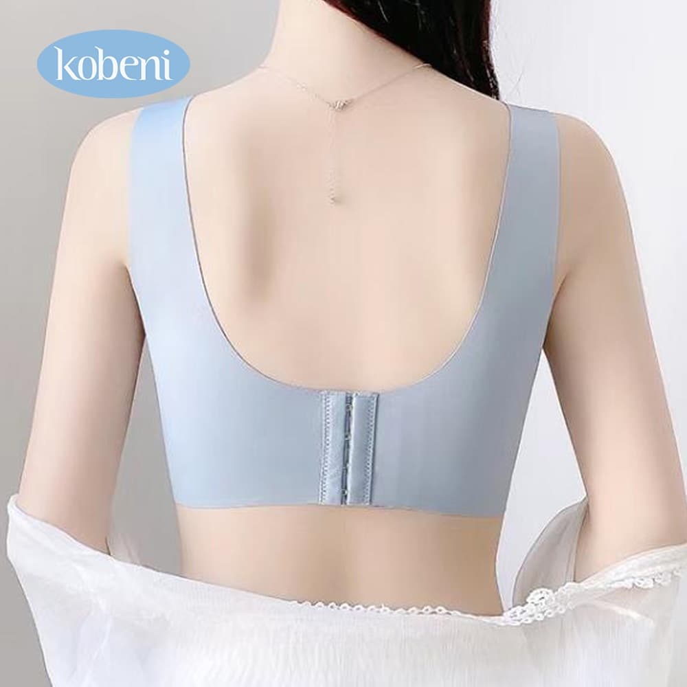 ⭐KOBENI⭐เจลลี่บรา แฟชั่น สปอร์ตบรา ฟองน้ำบาง เนื้อผ้านิ่ม ลดการกดทับ เก็บกระชับหน้าอก รูปที่ 4