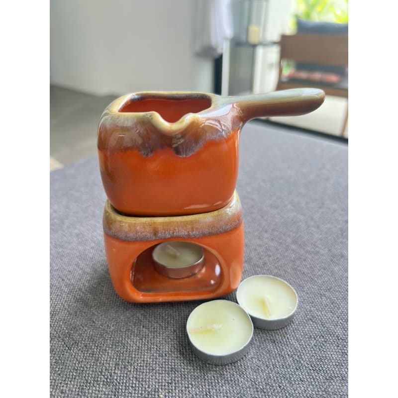 เตาน้ำมันหอมระเหย แยกถ้วยน้ำมันได้ Essential oil butner ออฟฟิศซินโดรม ใช้ในบ้าน ร้านนวด สปา โรงแรม (ซื้อเยอะมีราคาส่ง รูปที่ 1