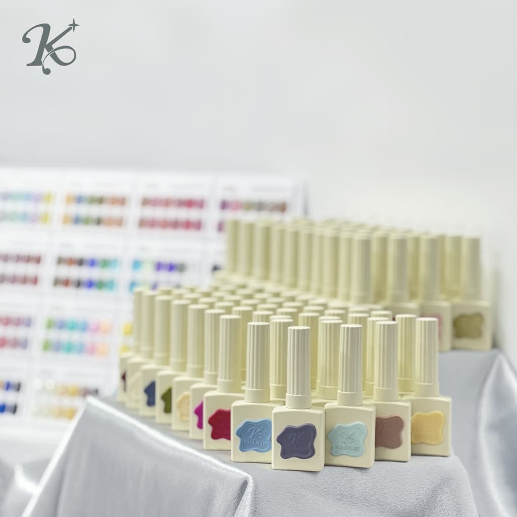 kale plus เซ็ตใหม่96สี แนะนำขายดี สีพื้นสียอดนิยม สีพื้น ยาทาเล็บเจล สีเจล เล็บเจล Nail polish ต้องอบ 15ML รูปที่ 5