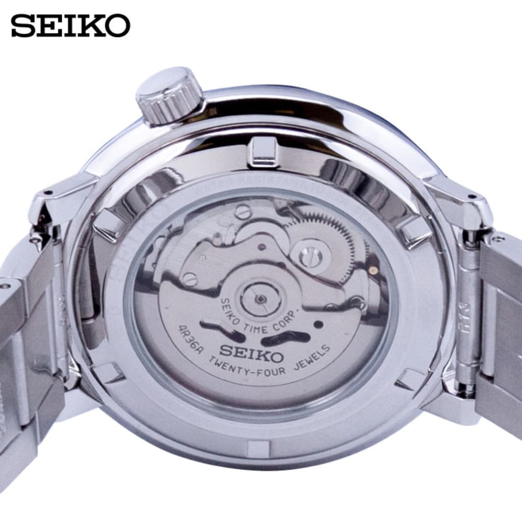 SEIKO 5 Sports Automatic นาฬิกาข้อมือ อัตโนมัติ รุ่น SRPD55K ขนาด 42.5 mm สีดำ รูปที่ 4