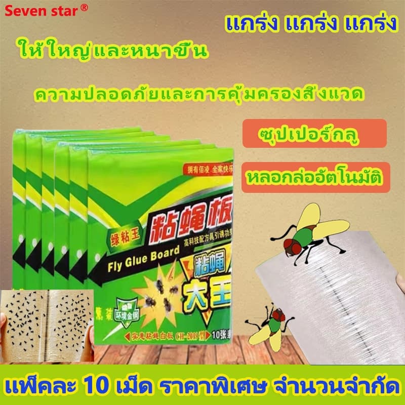 จับแมลงวัน1000ตัวได้ กาวดักแมลงวัน ที่ดักแมลงวัน แผ่นติดแมลงวัน กาวติดแมลงวัน แผ่นดักแมลงวัน ดักแมลงว รูปที่ 1