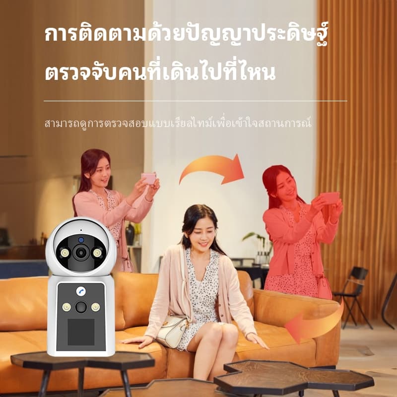 USEE S30 yooseeบ้านวิดีโอคอลมินิกล้องวงจรปิดบ้านไร้สาย WIFI IR Night Vision ติดตามมือถือ มีคนโทรไปที่วิดีโอ เชื่อมต่อวิด รูปที่ 5