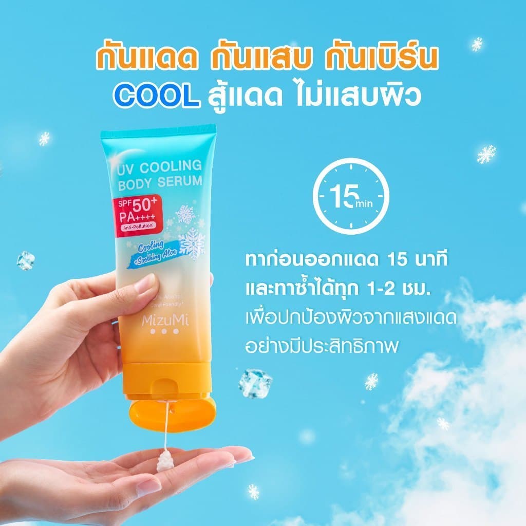MizuMi UV Bright Body Serum เซรั่มกันแดดทาผิวกาย มี 3 สูตร รูปที่ 6