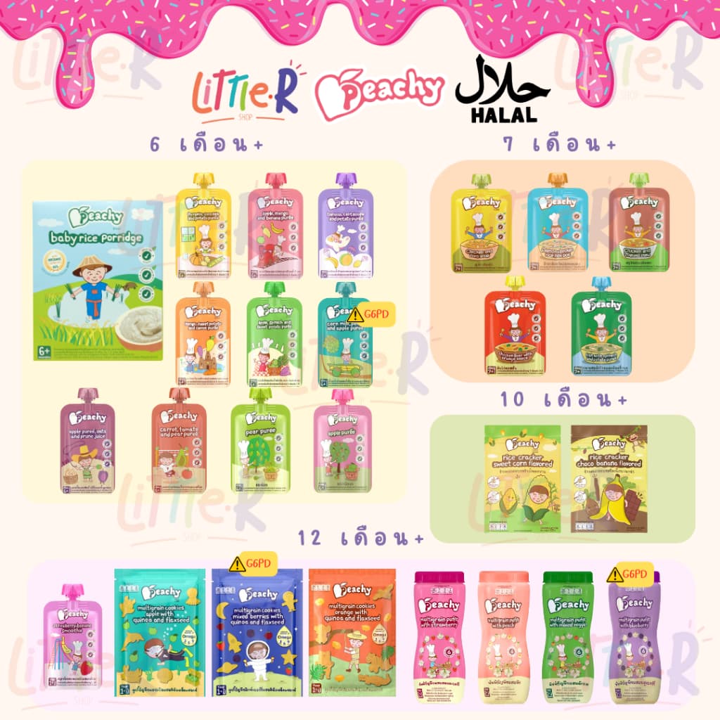 รวมอาหารเด็ก 6 เดือน+ Peachy PicnicBaby Organeh FruityU Kin's น้ำผลไม้แท้ รูปที่ 2