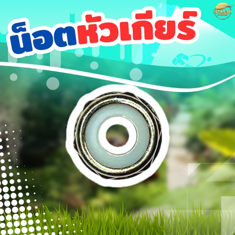 น๊อตหัวเกียร์เครื่องตัดหญ้า เกลียวซ้าย ขนาดมาตราฐาน ทนแรงกระแทกสูง รูปที่ 3