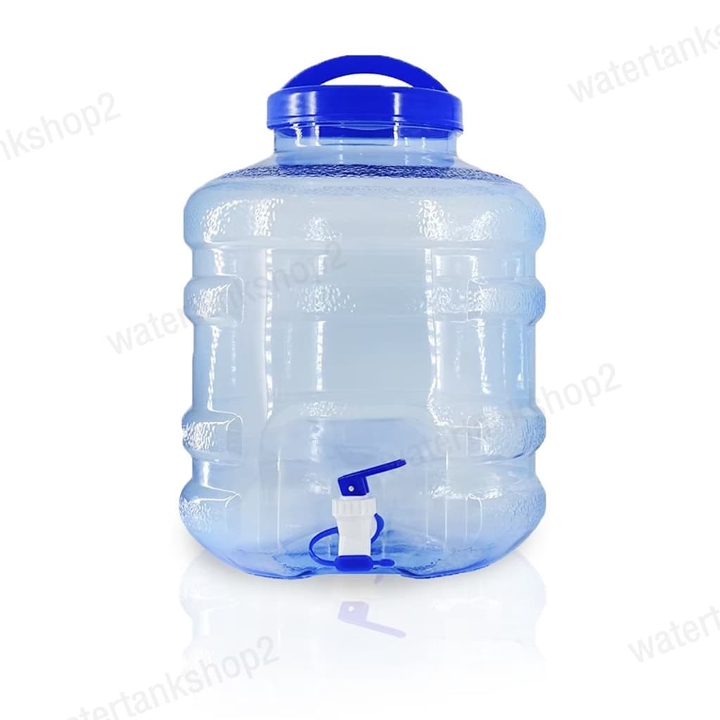 Watertank ถังน้ำดื่มพลาสติก PETเกรด A มีก๊อกพร้อมหูหิ้ว ขนาด 12 ลิตร สีใส X รูปที่ 9