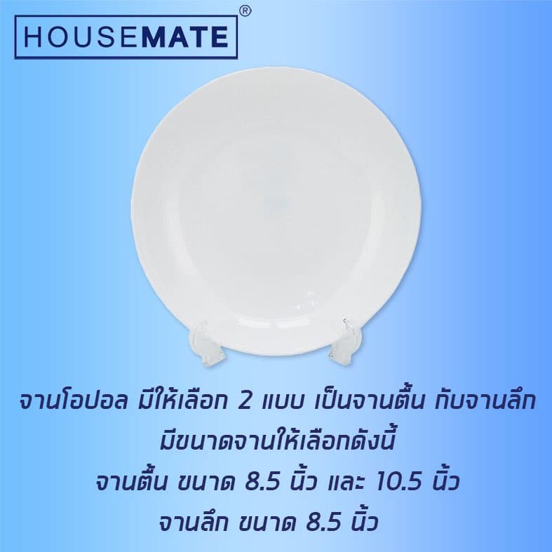SP-MLW ลดล้างสต็อก จาน ชามโอปอล OPAL GLASS สีขาวล้วน ไม่มีลาย จำกัดการสั่งไม่เกิน 6ใบ/1ออร์เดอร์ รูปที่ 3