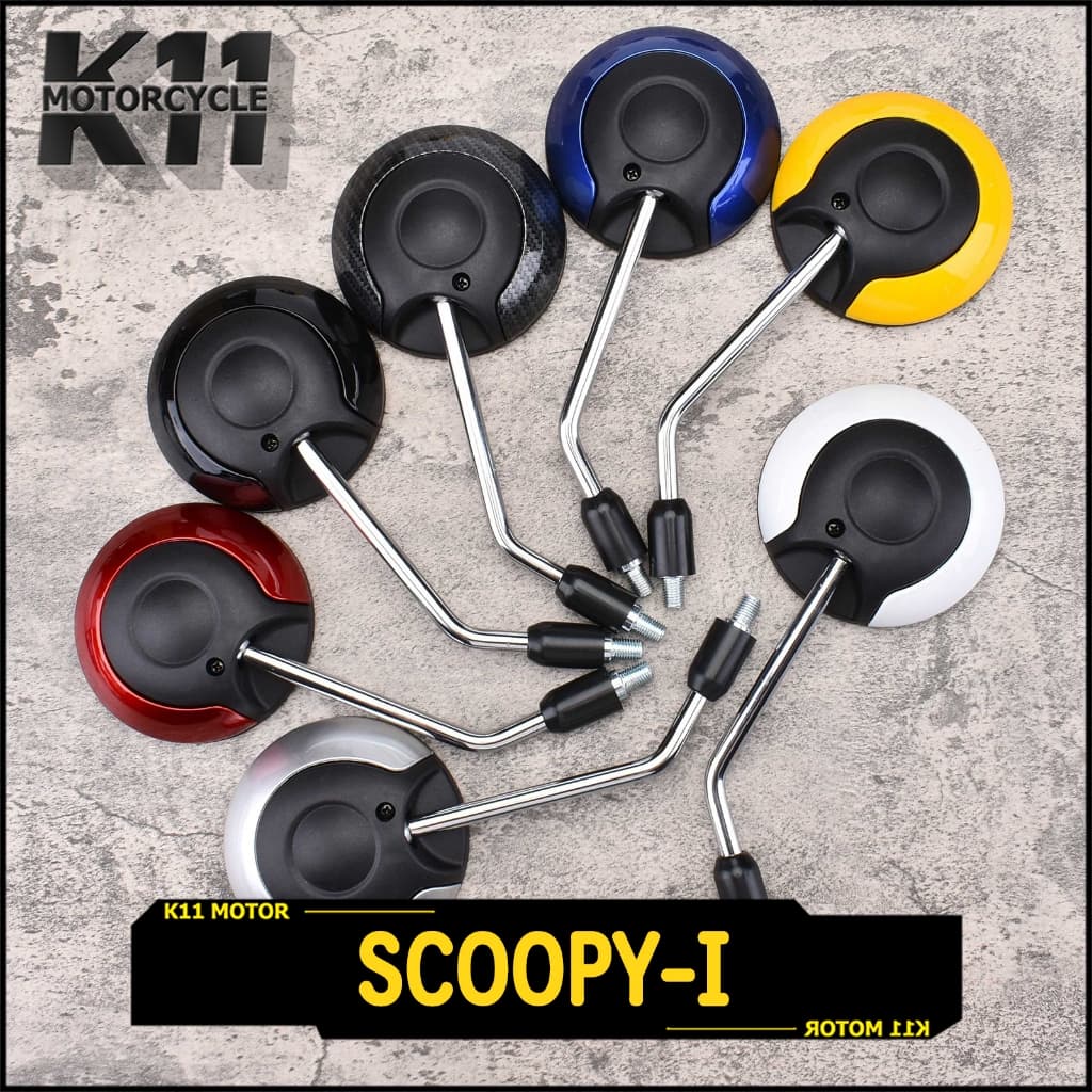 กระจก Scoopy-i กระจกมอเตอร์ไซค์ ขายต่อคู่ 7สีให้เลือก เกรดดี จัดส่งเร็ว