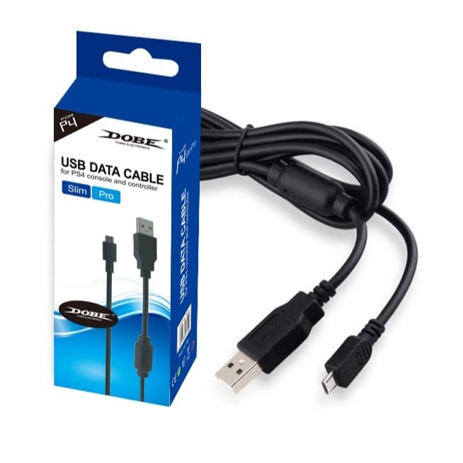 ! สายชาร์จจอยps4 สายจอย USB PS4 / XBOX ONE Dobe Data Cable for PS4 XboxOne สายชาร์จ จอยps4 รูปที่ 1