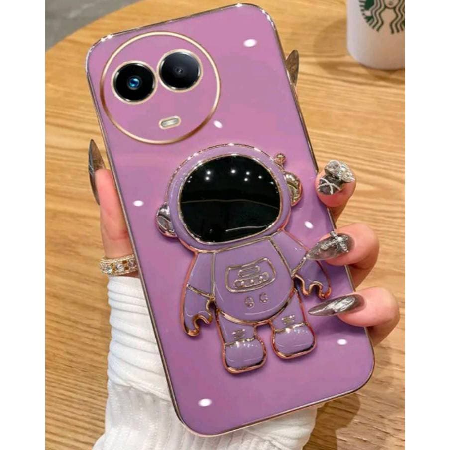 เคส ขาตั้ง สำหรับ Realme 11 11X 12 13 c67 อวกาศ ขาตั้งได้ แบบนิ่ม น่ารัก พร้อมจัดส่ง อวกาศขาตั้ง น่ารัก หรูหรา รูปที่ 2
