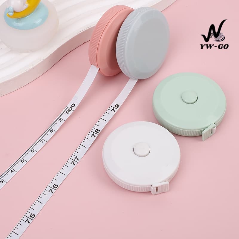 เทปวัดความสูง 150 ซม . สายวัดเอว สไตล์นอร์ดิกยืดหดได้ สายวัดแบบพกพา G2724 รูปที่ 2