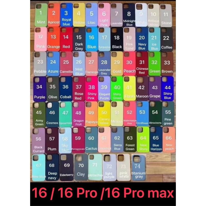 รุ่นใหม่Case ไอโฟน 16 16pro 16promax เคส สีพื้น กำมะหยี่โลโก้ for ไอโฟน 16 16plus 16pro i16promax เคสสีพื้น รูปที่ 1
