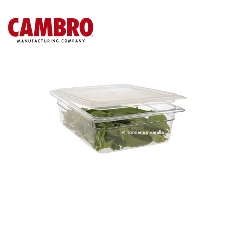 Cambro Food Pan and Lid กล่องบรรจุอาหาร โพลีคาร์บอนเนต ทรงสีเหลี่ยมพร้อมฝาปิด รุ่น Camware Food Pan Seal Cover รูปที่ 2