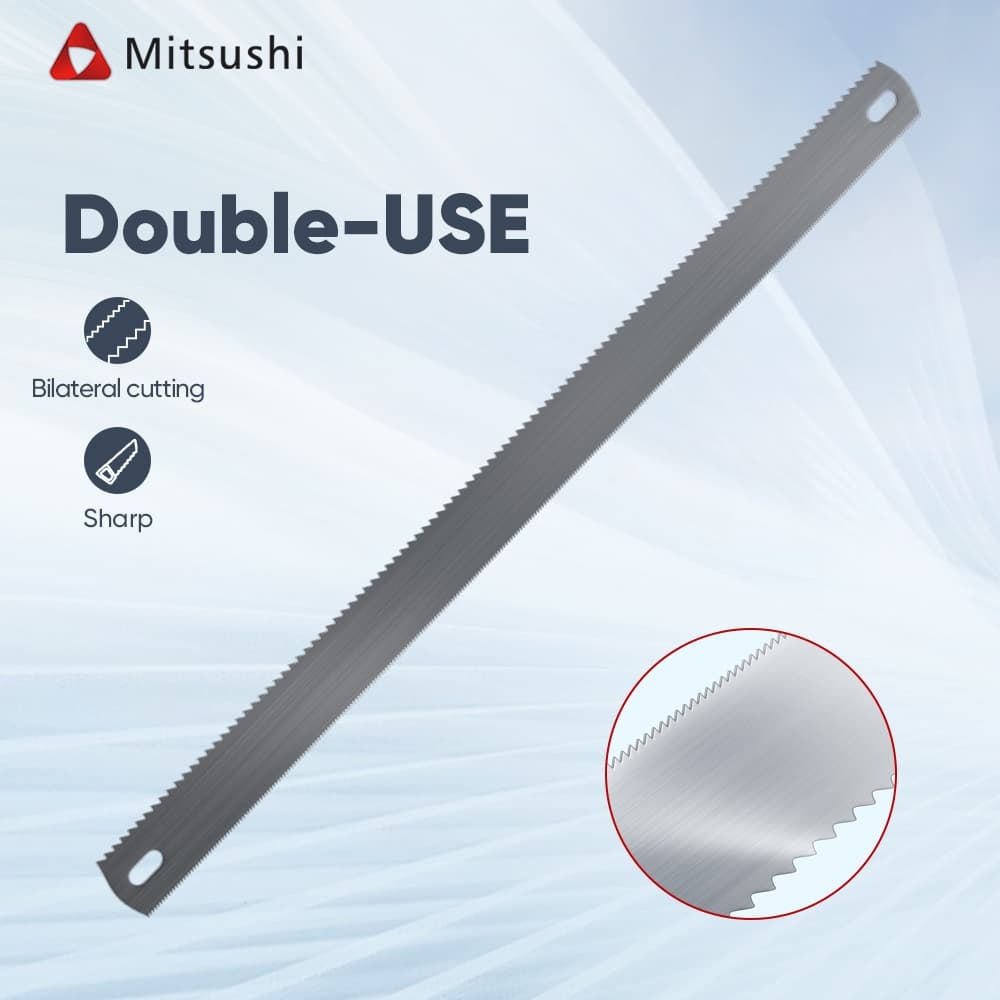 Mitsushiใบเลื่อยตัดเหล็ก ใบเลื่อยตัดโลหะแบบสองด้าน 31 ซม. ใบเลื่อยตัดโลหะความเร็วสูง รูปที่ 2