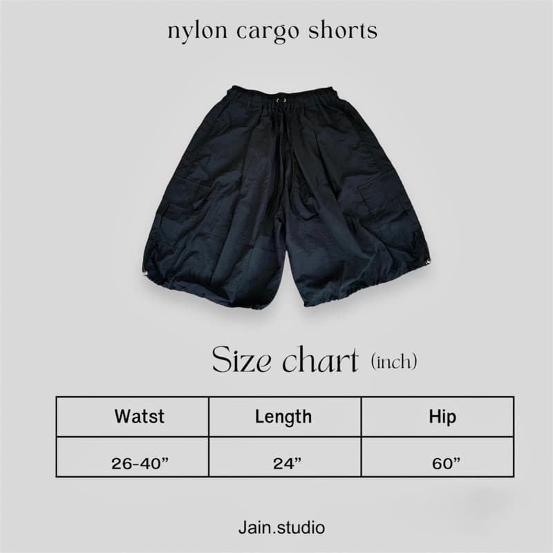 กางเกงขาสั้น nylon cargo shorts รูปที่ 6