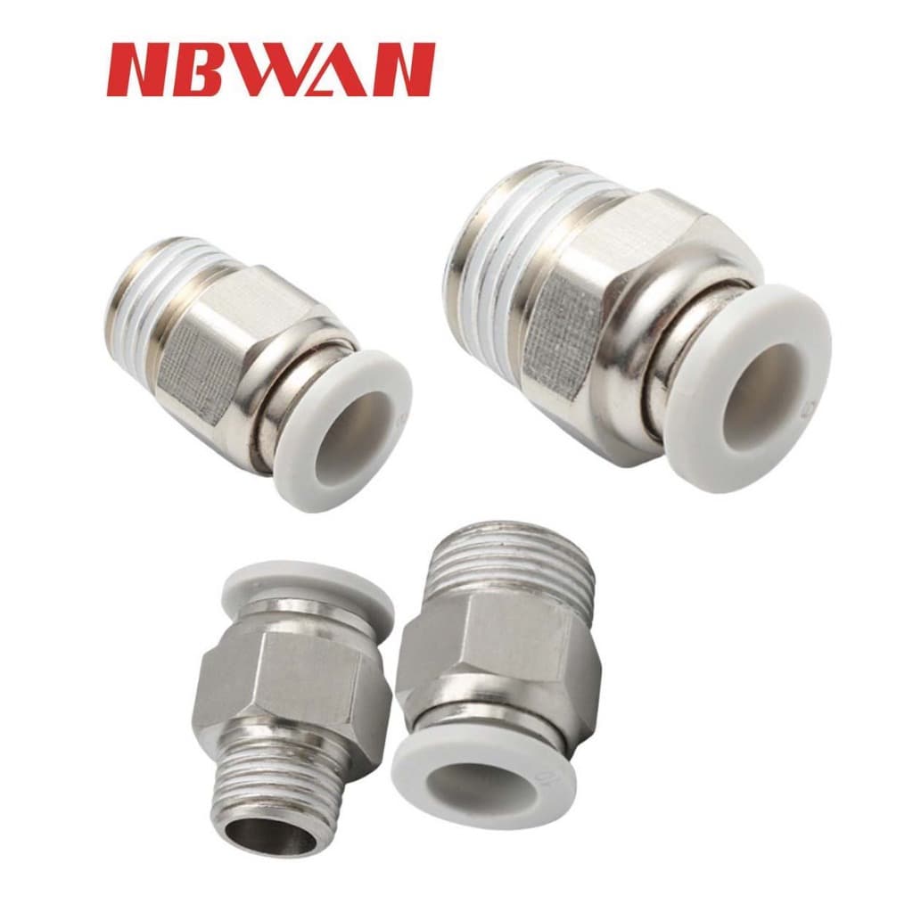 NBWAN ข้อต่อลมเกลียวนอก ขนาด 6-12 mm. 01-04 รูปที่ 3