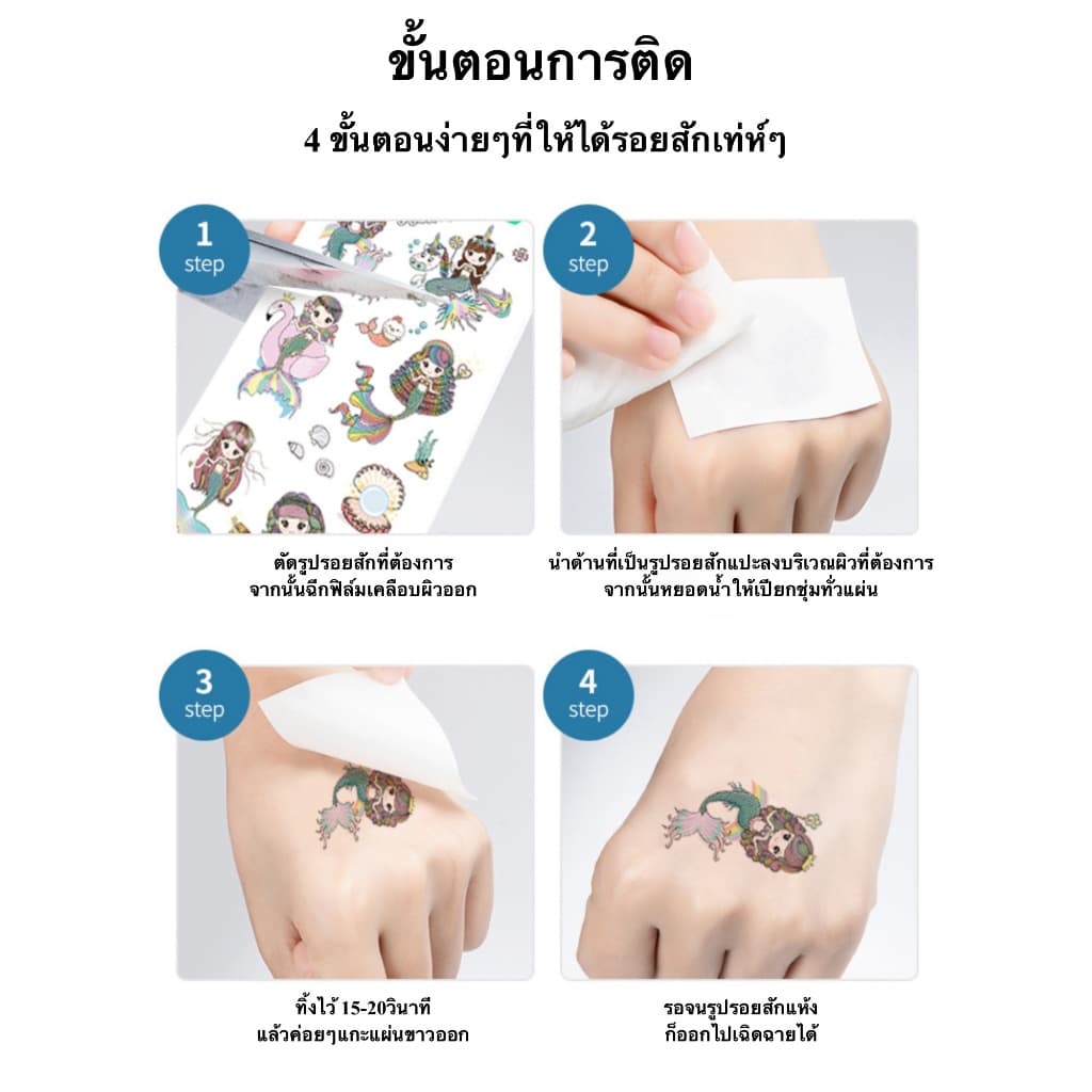 สติ๊กเกอร์แทททู ลายธงนานาชาติและอาเซี่ยน AEC สติ๊กเกอร์รอยสัก Sticker Tattoo สติ๊กเกอร์แทททู ในไทย รูปที่ 3
