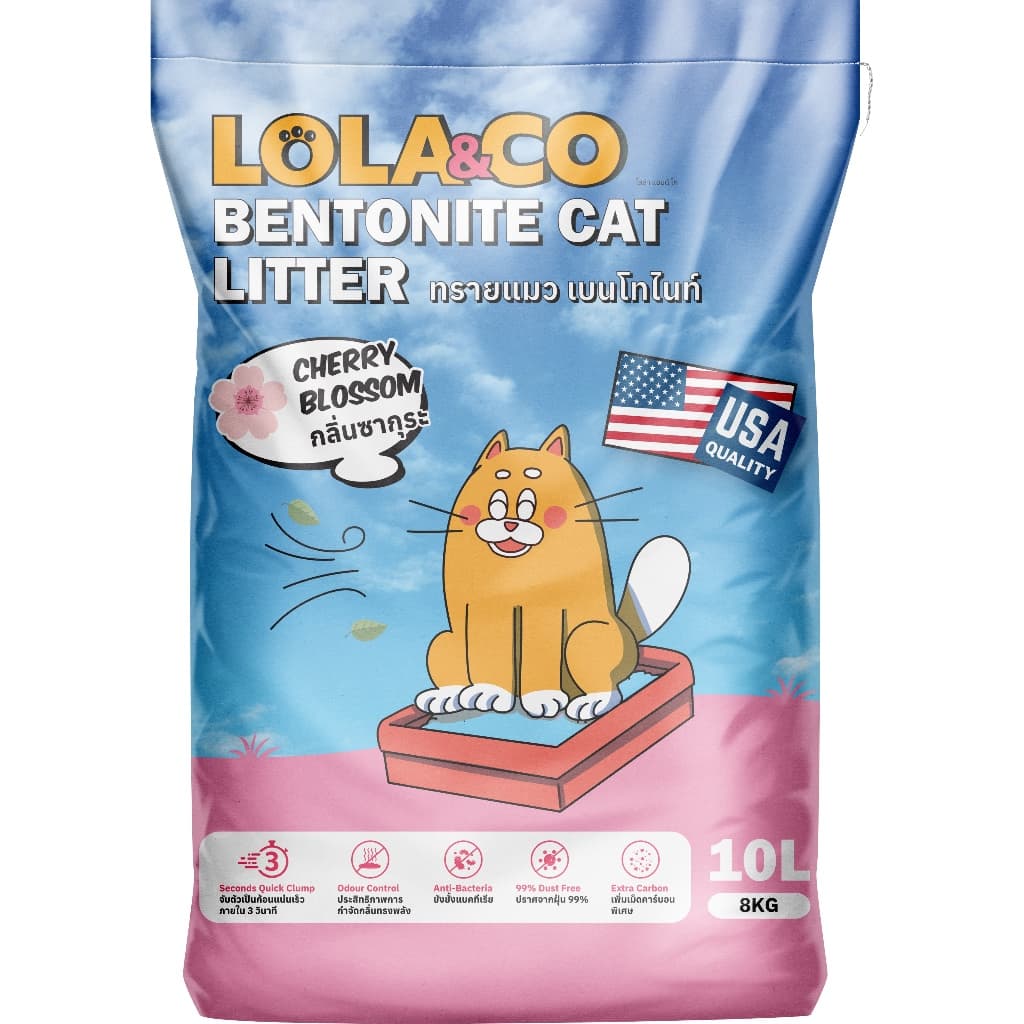 Lola & Co ทรายแมว Bentonite ขนาด 5ลิตร และ 10ลิตร รูปที่ 5