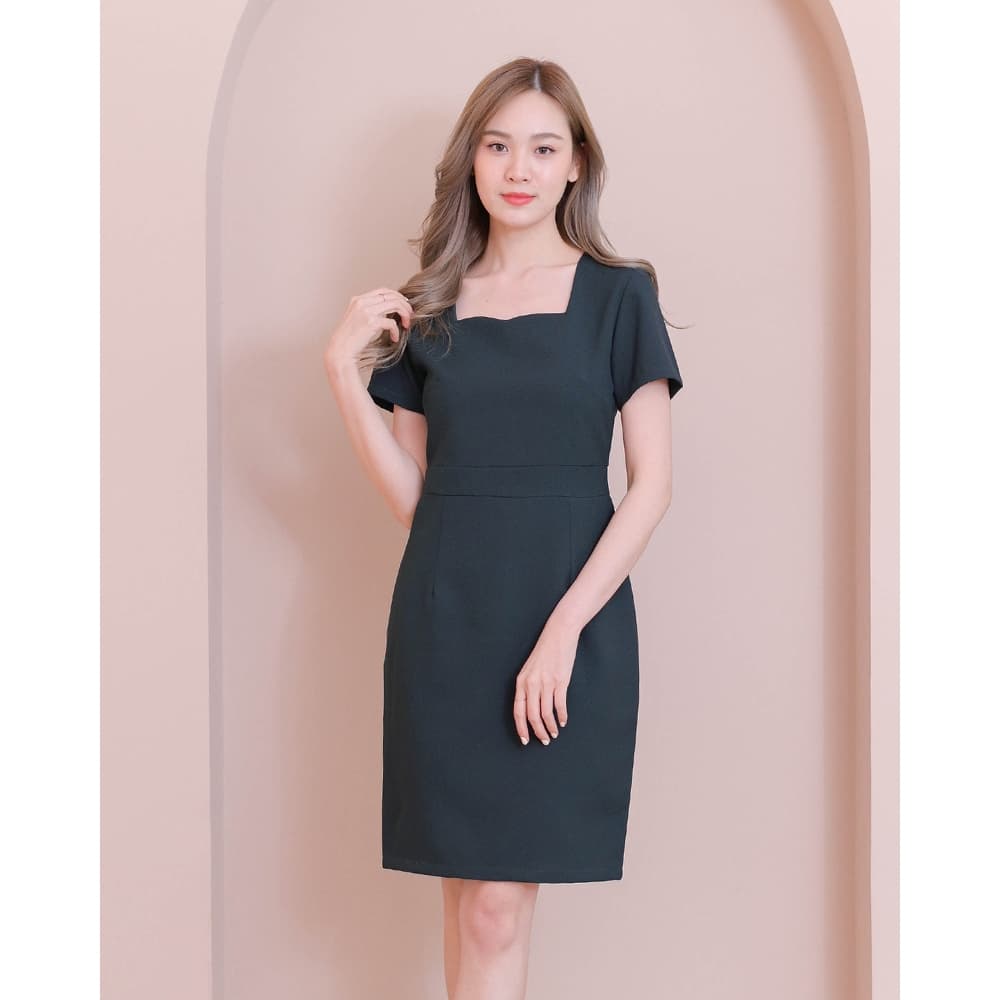 เดรสยาว รุ่น Mini heart dress - CRAYONBRAND รูปที่ 3