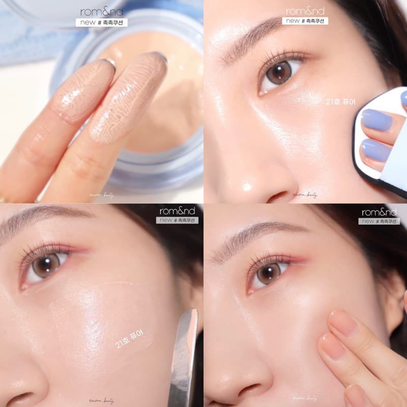 แท้ / ROM&ND NU ZERO CUSHION SPF24 PA++ 15g/Rom&nd Bare Water Cushion 20g รูปที่ 7