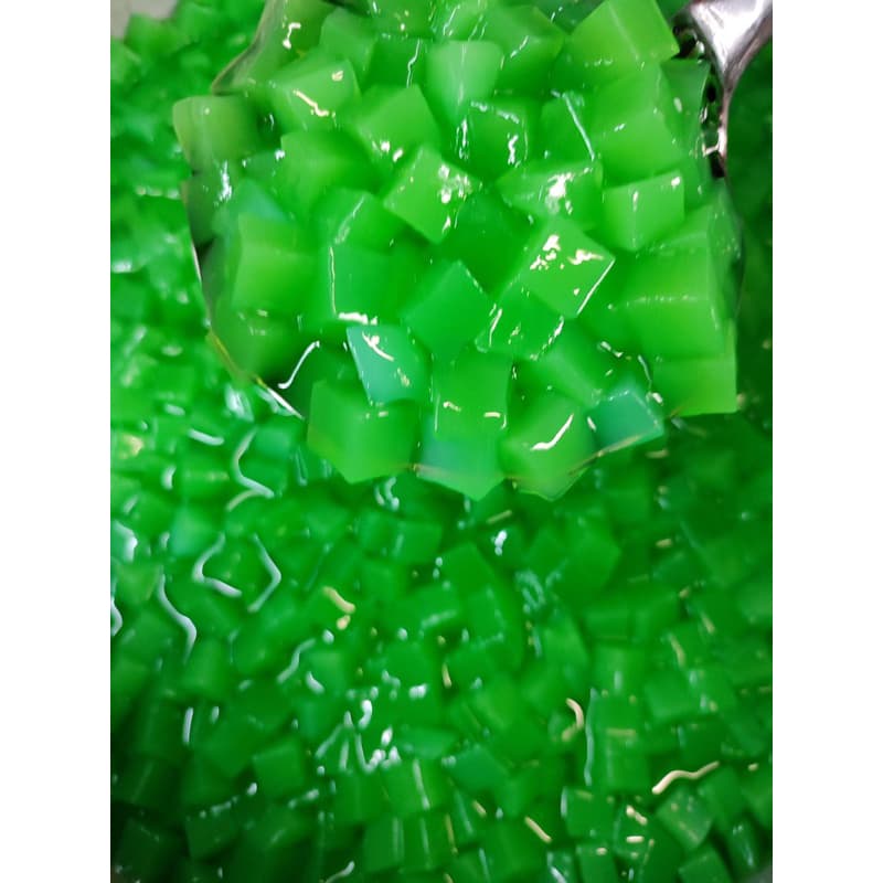 วุ้นมะพร้าวสีเขียว วุ้นมะพร้าวในน้ำเชื่อม เครื่องน้ำแข็งใส น้ำหนัก วุ้นมะพร้าวเครื่องใส่ไอศครีม รูปที่ 2