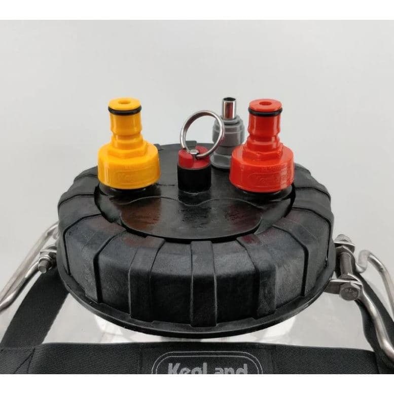ฝาคาร์บอเนต สำหรับถังหมัก FermZilla Liquid / Gas Plastic Carbonation Cap RED / YELLOW รูปที่ 9