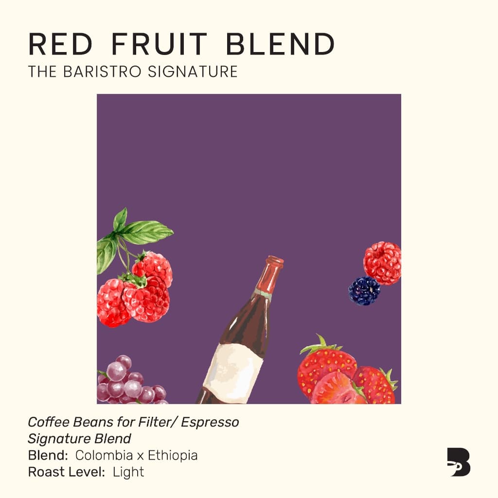 เมล็ดกาแฟ คั่วอ่อน - Red Fruit Blend The Baristro Signature รูปที่ 2