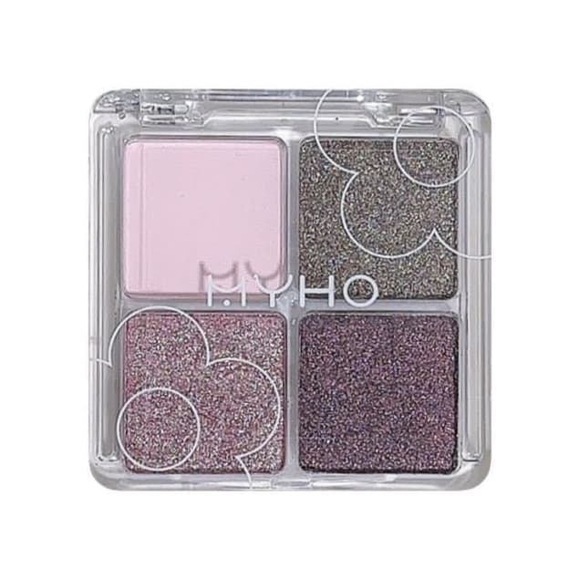 4สี อายแชโดว์พาเลท เม็ดสีสูง ดูเป็นธรรมชาติ เนื้อใยไหม ประกายชิมเมอร์ เตรียมจัดส่งสินค้า จบกิจกรรมคืนราคาเดิม รูปที่ 9