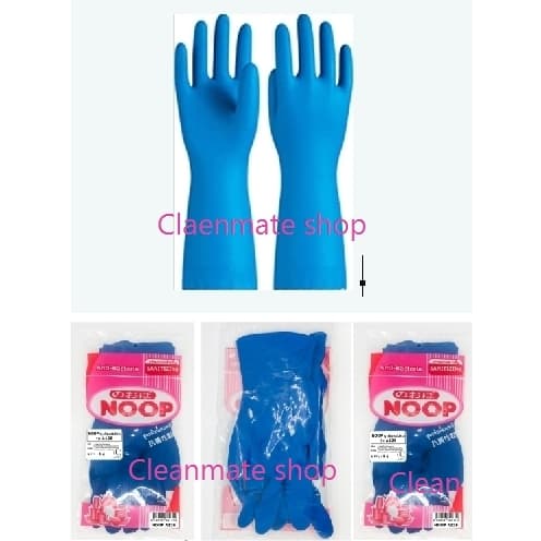 NOOP ถุงมือยาง แบบหนา ข้อยาว 12 นิ้ว รูปที่ 1