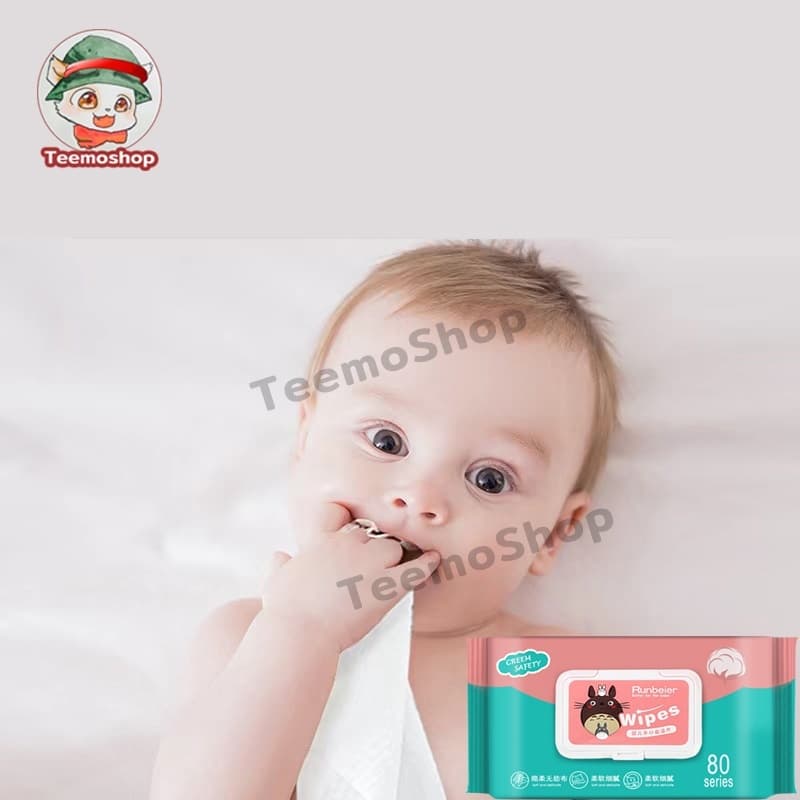 ซื้อ1แถม1 2ห่อ ทิชชู่เปียก 80 แผ่น Baby Wipes ทิชชู่เปียกทำความสะอาด พัดลมตั้งโต๊ะ 10นิ้ว 9นิ้ว ลมแรง รูปที่ 5