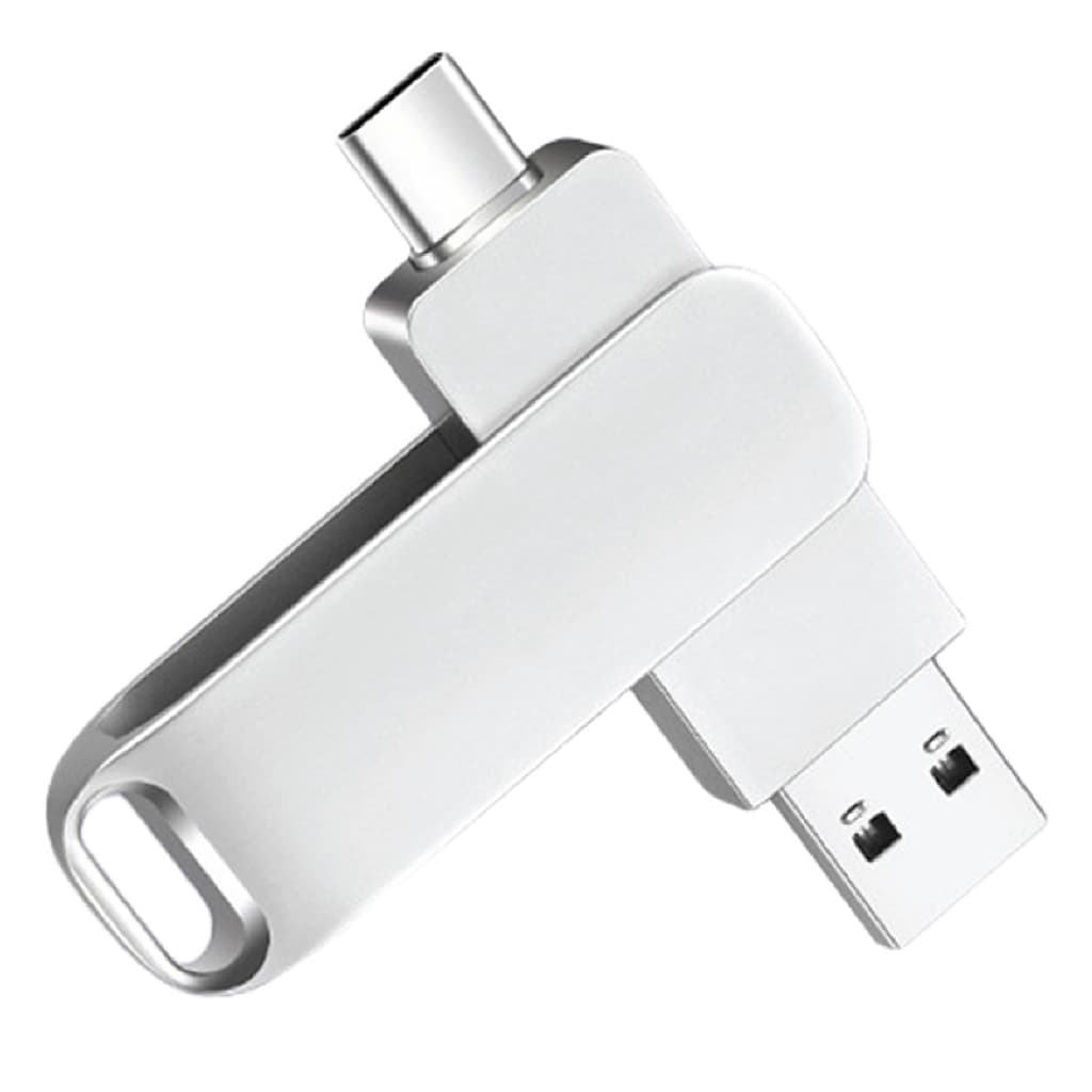 แฟลชไดรฟ์ ที่สำรองข้อมูล Flash Drive OTG 2in1 USB/TYPE-C 32GB/64GB/128GB/256GB ใช้ได้ทั้งมือถือ Android/IOS/PC รูปที่ 7