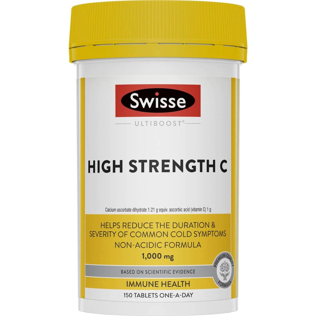 Swisse High Strength C วิตามินซีเข้มข้น ขวดใหญ่150เม็ด EXP05/2028 รูปที่ 2