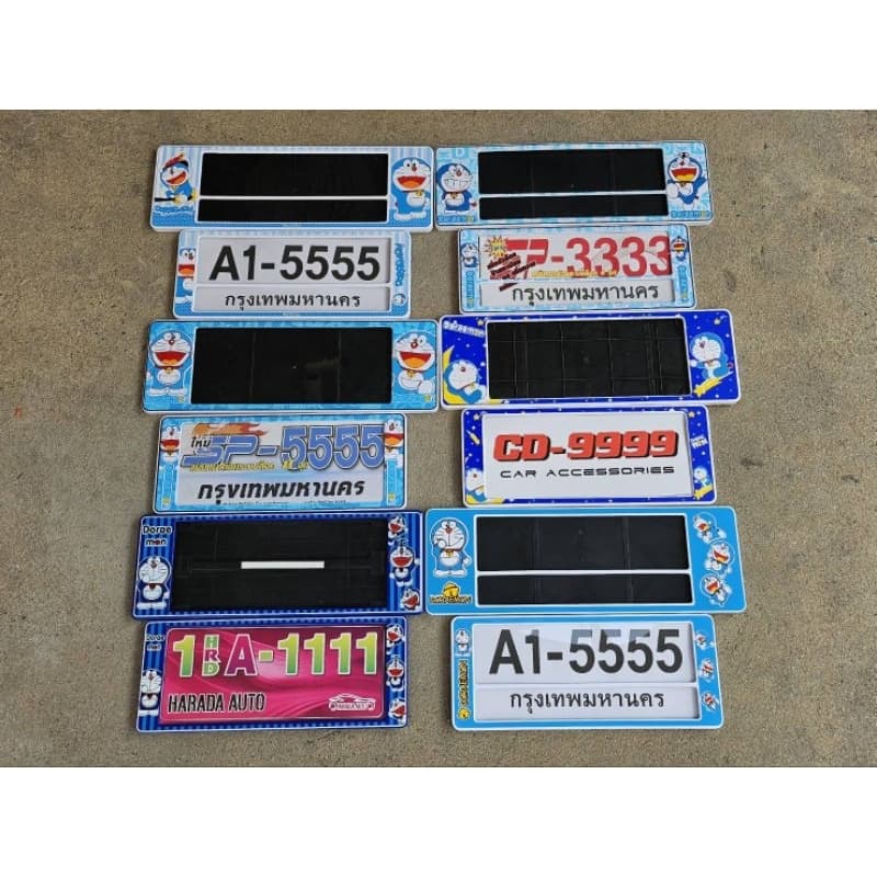 กรอบป้ายทะเบียนรถยนต์กันน้ำ ลาย Doraemon รูปที่ 3