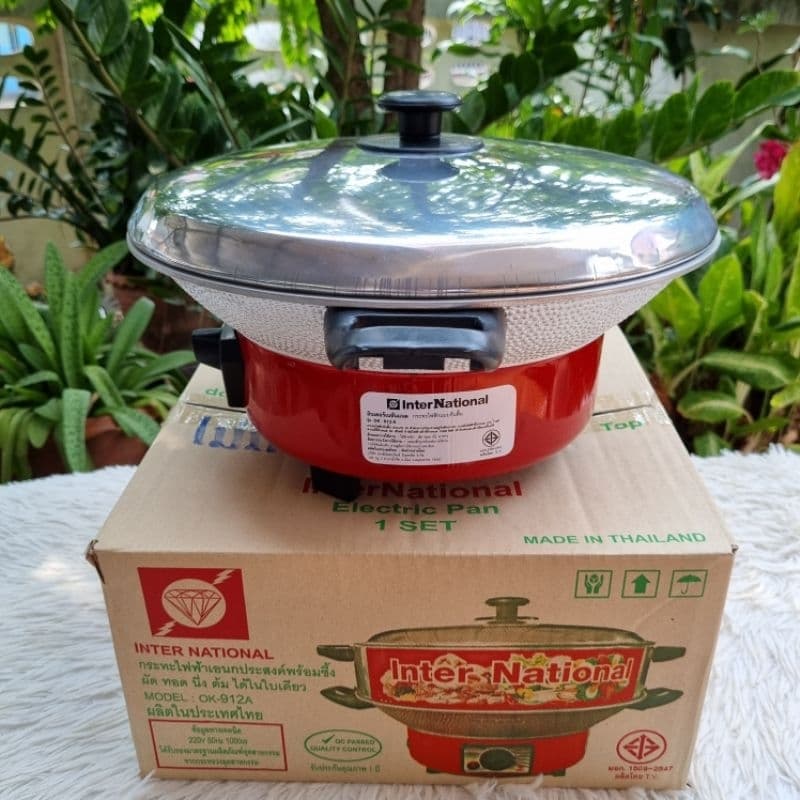 กระทะไฟฟ้า 12"นิ้ว InterNational รุ่น OK-912 รูปที่ 3