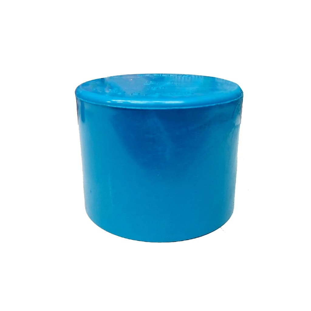 ฝาครอบท่อ PVC สีฟ้า มีขนาด 1/2นิ้ว ,3/4นิ้ว ,1นิ้ว ,1.1/2นิ้ว ,2นิ้ว ใช้เป็นอุปกรณ์ท่อประปาได้ เป็นฝาปิดท่อพีวีซี รูปที่ 6