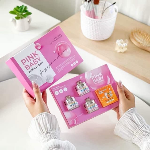 Pink Baby White Cream ครีมบำรุงผิวหน้า พิ้งค์ เบบี้ มี2ขนาด รูปที่ 2