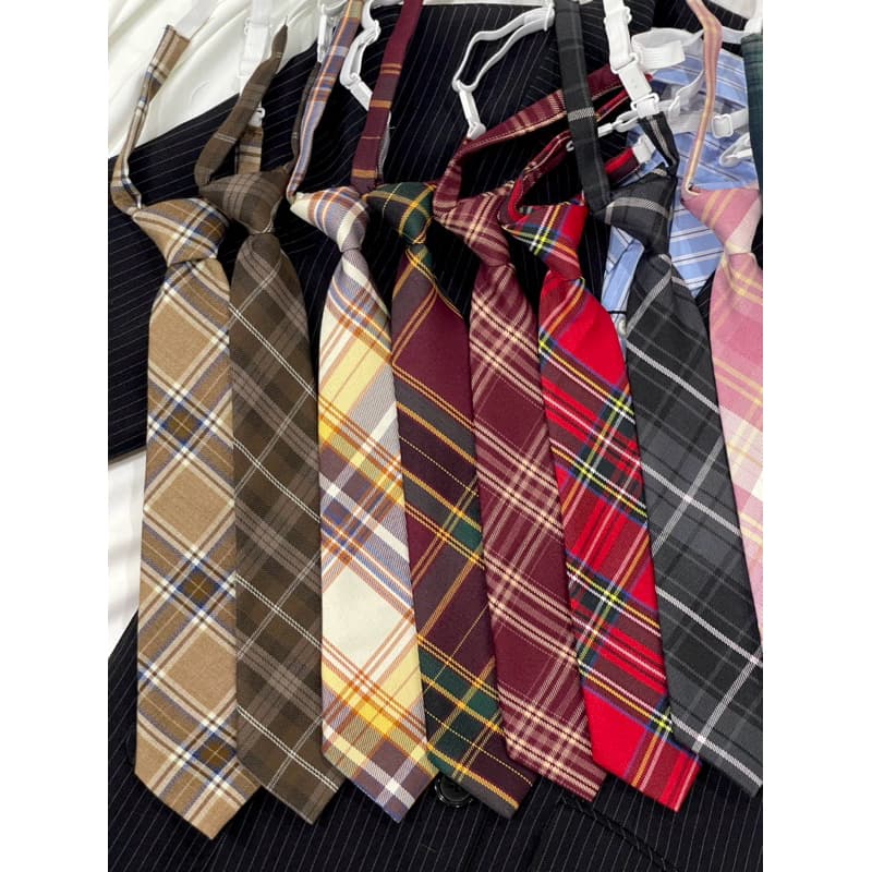 | เนคไทสำเร็จรูปลายสก็อต/เนคไทลายทาง necktie ขอใบกำกับภาษี รูปที่ 6