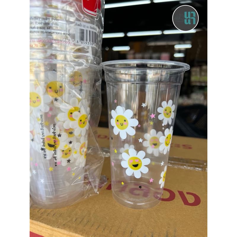 แก้ว 22oz. เรียบ พิมพ์ลายน่ารักๆ มีมากกว่า 10 ลายให้เลือก จำนวน 50 ใบ รูปที่ 2